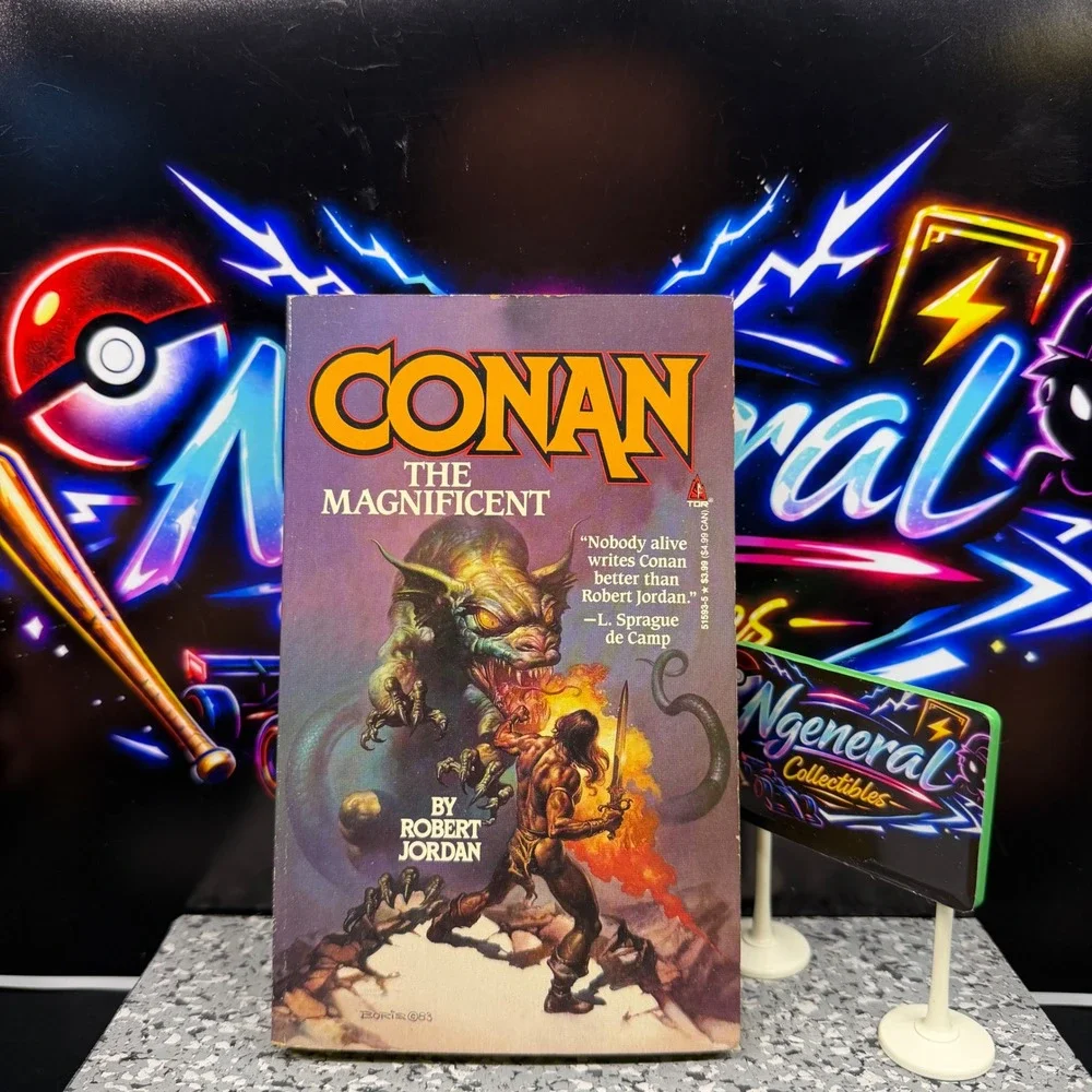 Conan the Magnificent Robert Jordan 1st Edition 1984 Tor Paperback Boris Vallejo